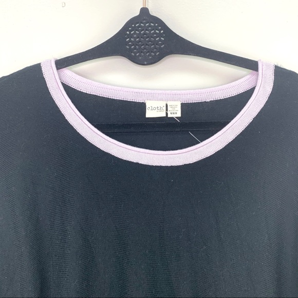 Cloth Oversized Knit Sweater Black Size M - Picture 5 of 13